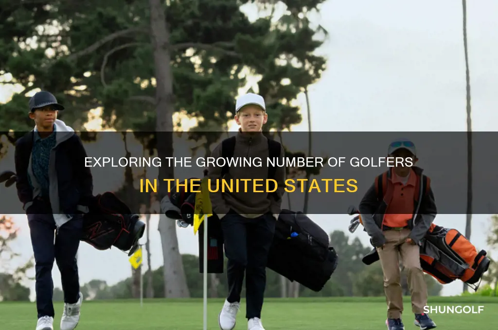 how many golfers in the united states