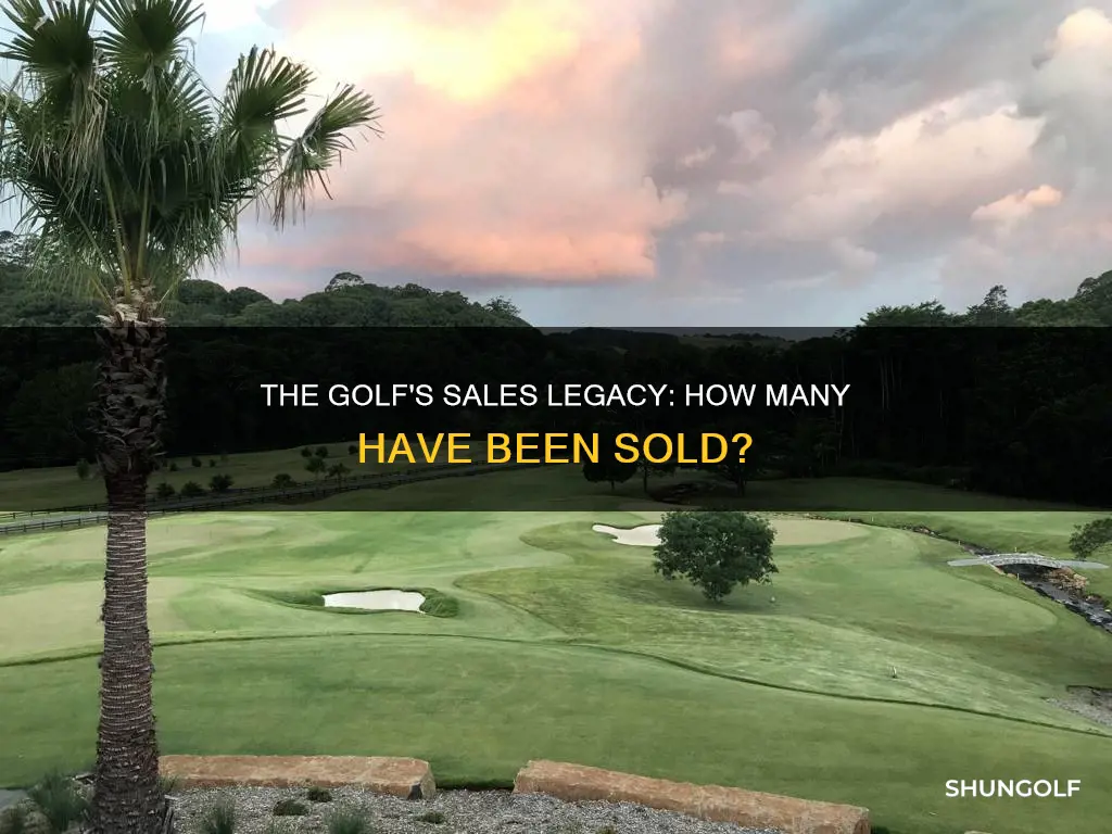 how many golfs have been sold