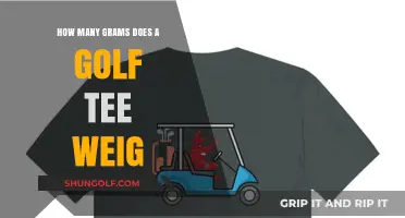 Unveiling the Surprising Weight of a Standard Golf Tee