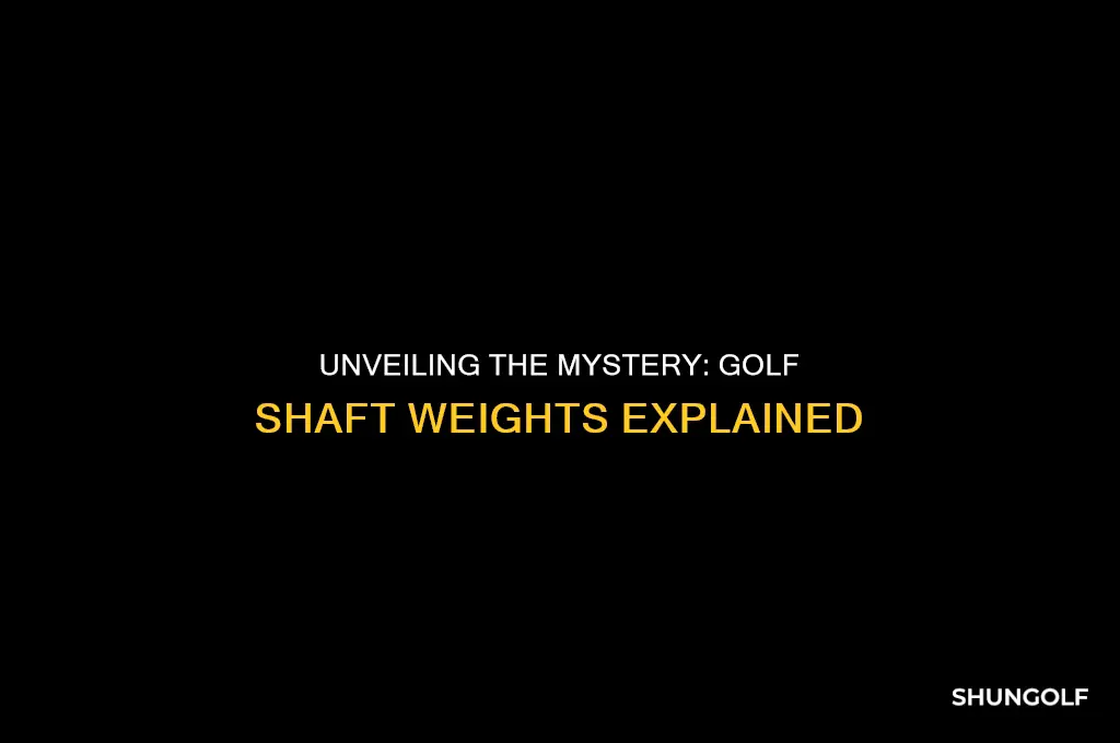 how many grams is a regular golf shaft