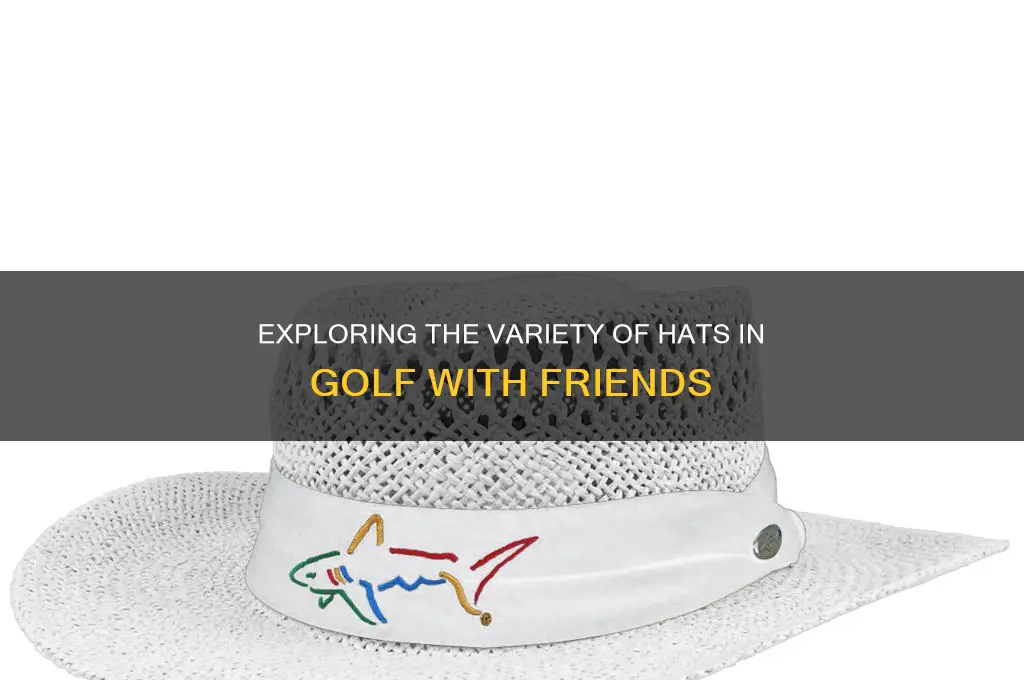 how many hats are there in golf with friends