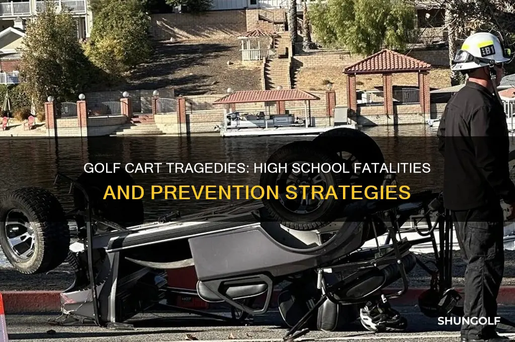how many high school kids die due to golf die