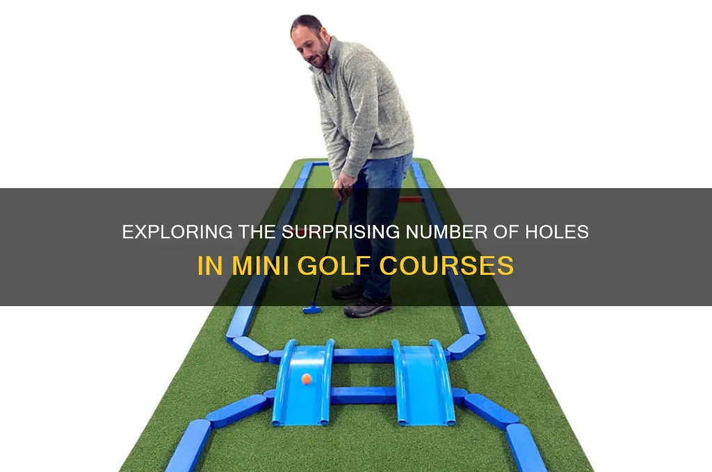 how many holes are in a game of mini golf