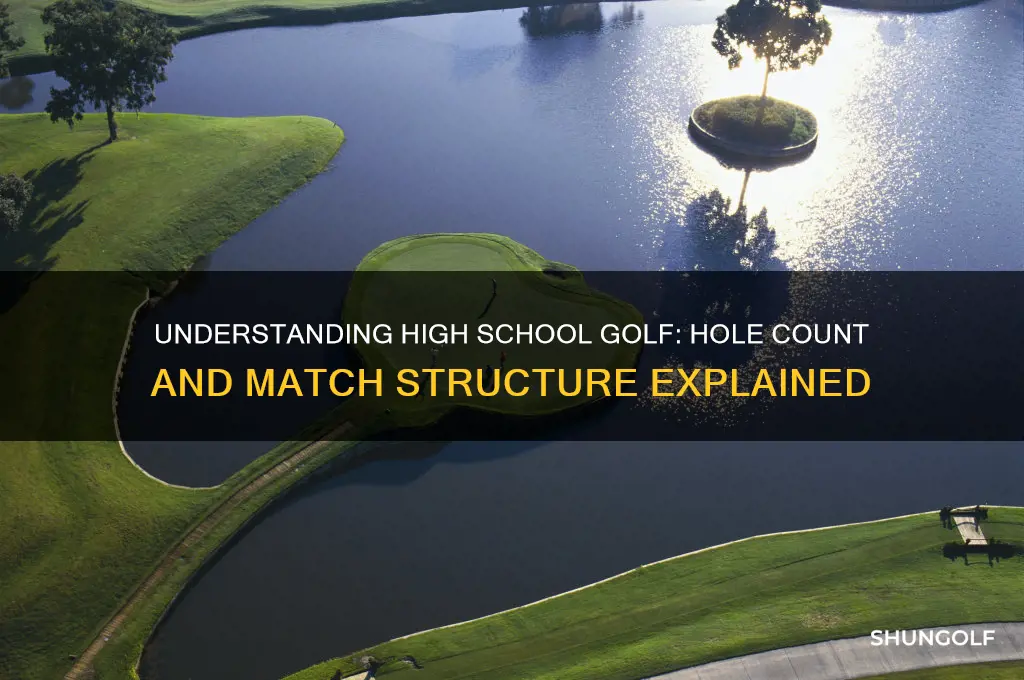 how many holes are played in high school golf