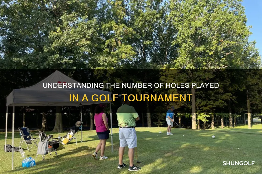 how many holes in a golf torunament