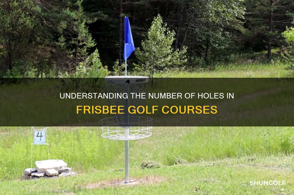 how many holes in frisbee golf