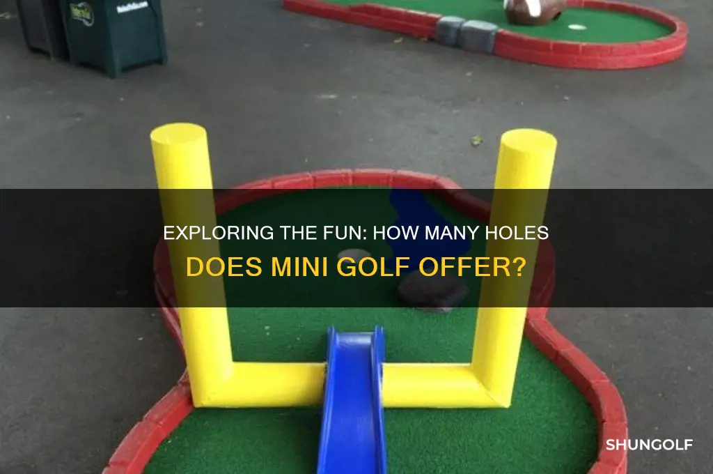how many holes in mini golf