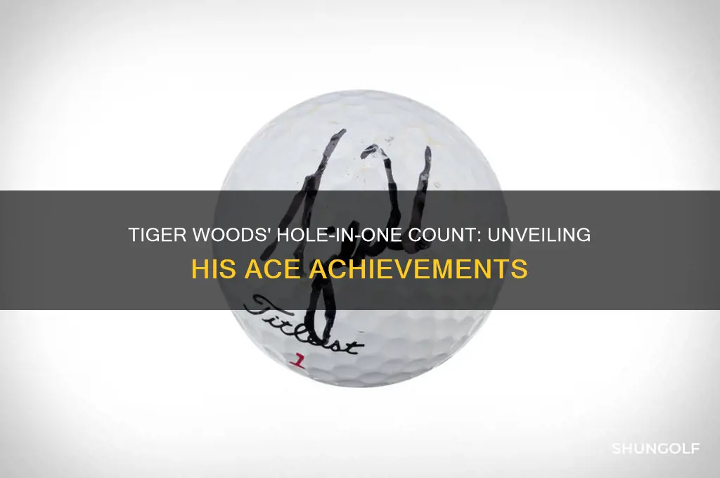 how many holes in one does tiger woods have