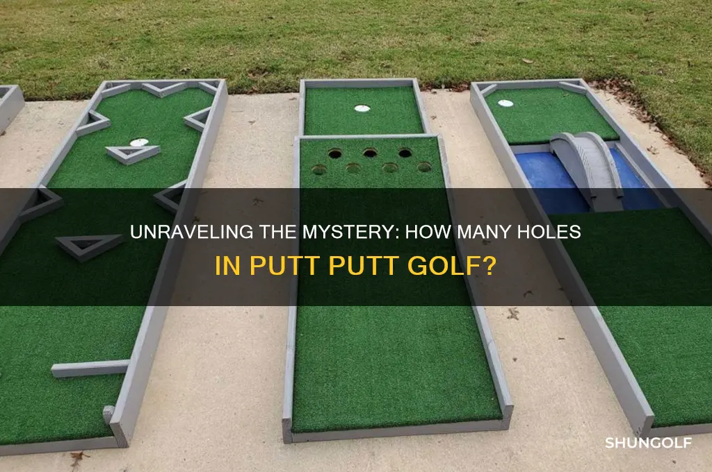 how many holes in putt putt golf