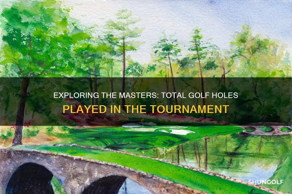 how many holes of golf are played at the masters