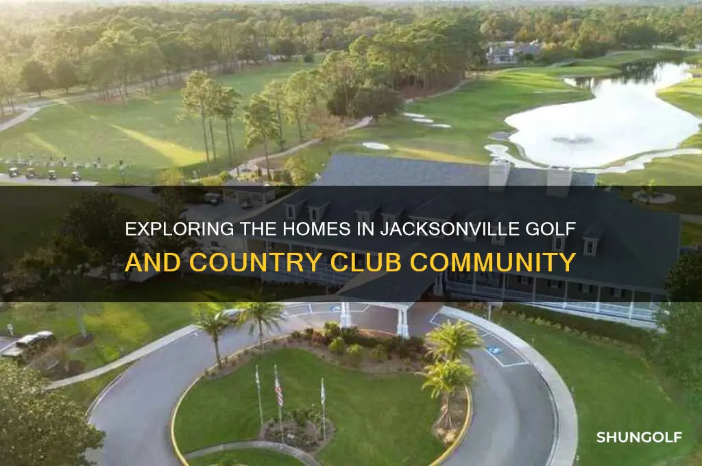 how many homes are in jacksonville golf and country club