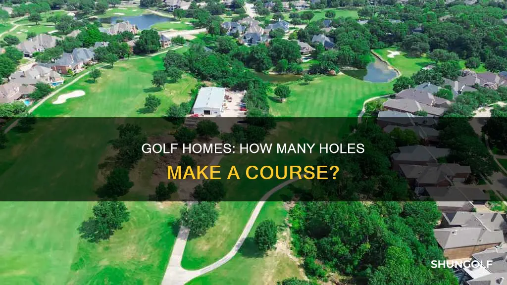 how many homes in golf