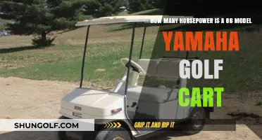 Discover the Horsepower of a 1986 Yamaha Golf Cart