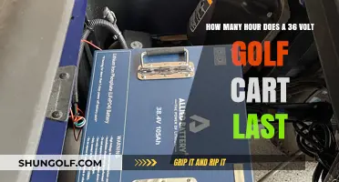 Maximizing Your 36 Volt Golf Cart's Battery Life and Runtime