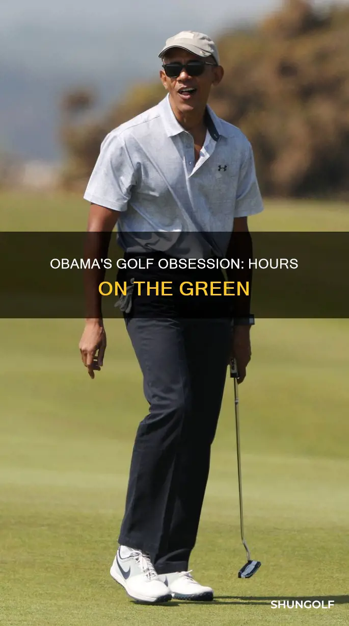 how many hours did obama golf