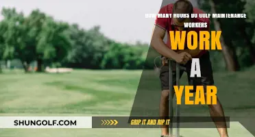 Annual Work Hours for Golf Course Maintenance Workers Revealed