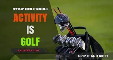 Golf's Moderate Activity Benefits: How Many Hours Are Needed?