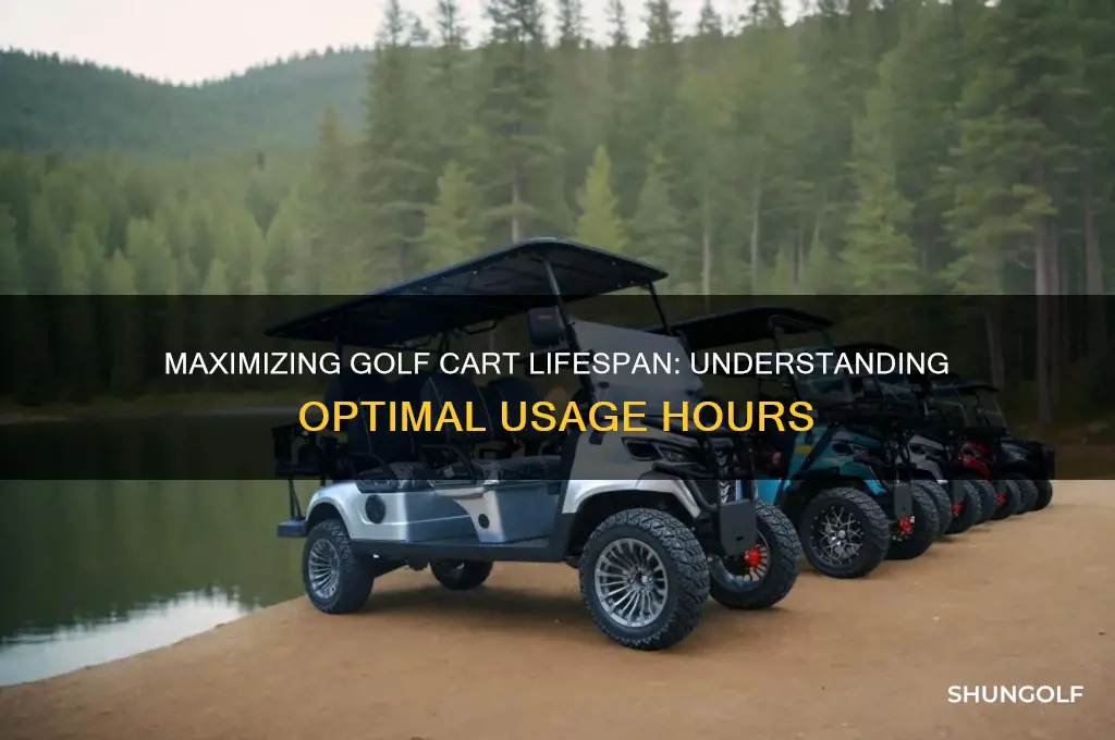 how many hours on a golf cart
