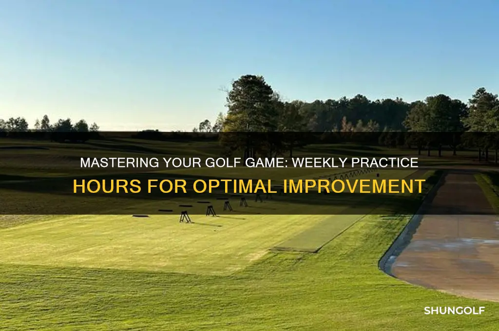 how many hours per week golf practice