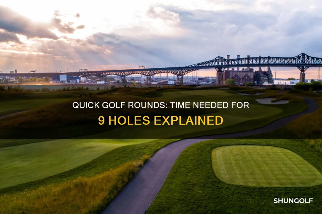 how many hours to play 9 holes of golf