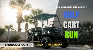 Maximizing Your 48 Volt Golf Cart's Runtime: Hours and Factors