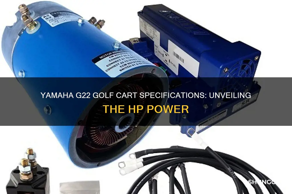 how many hp in a yamaha g22 golf cart specifications