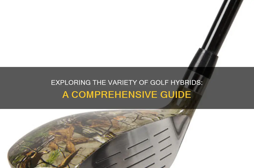 how many hybrids are there in golf
