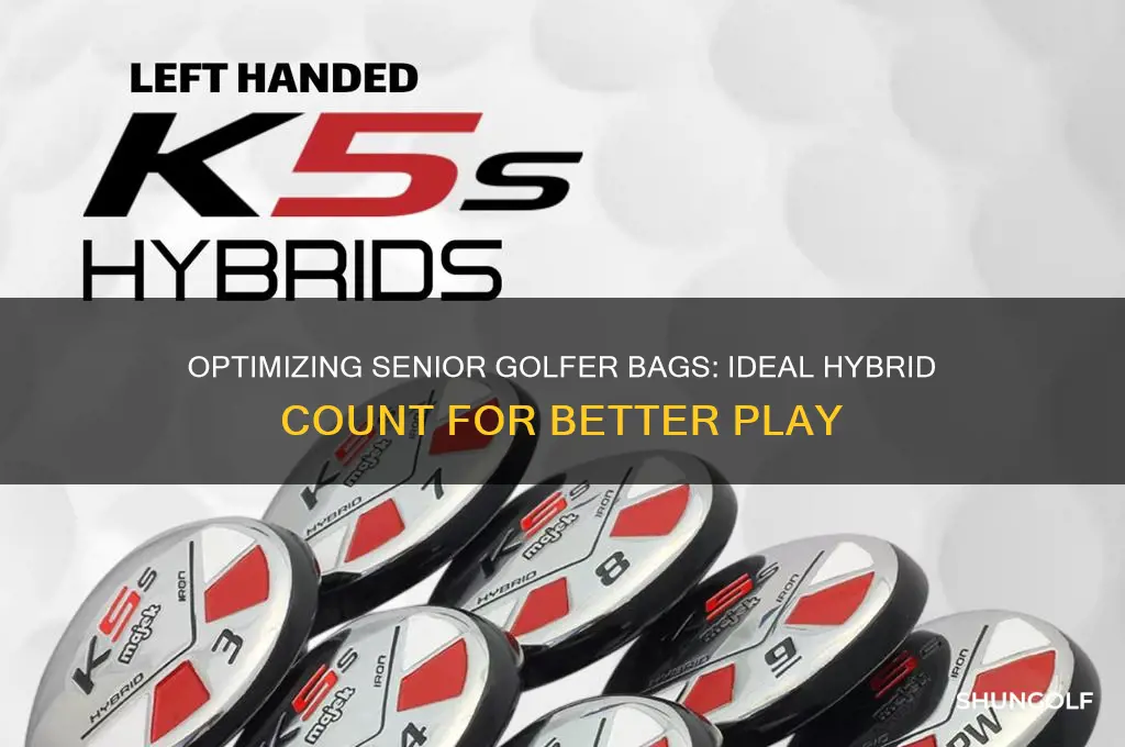 how many hybrids should a senior golfer carry