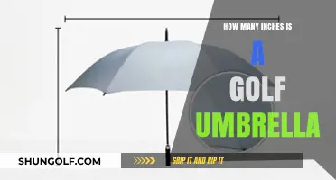 Golf Umbrella Size Guide: Understanding the Standard Inches for Maximum Coverage