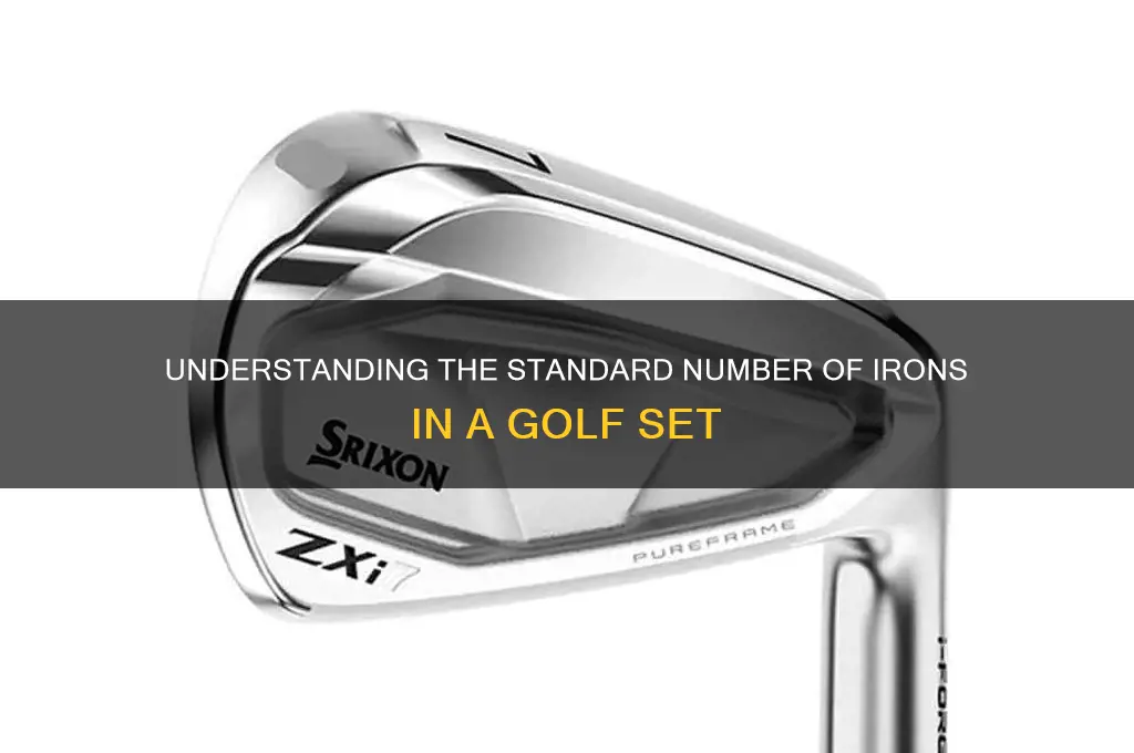 how many irons are in a golf set