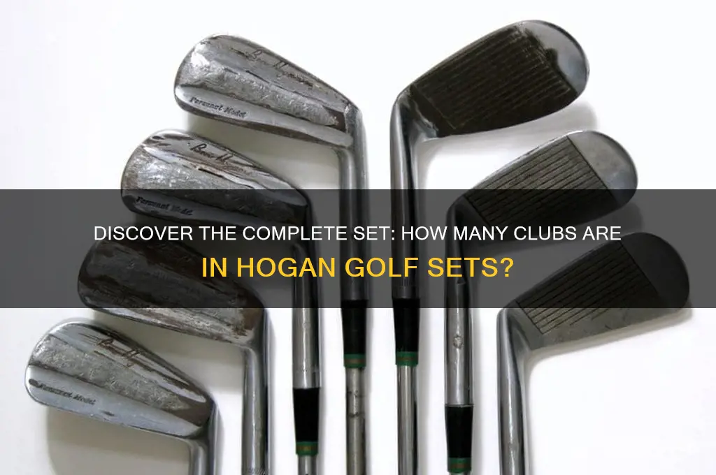 how many is in a set hogan golf clubs