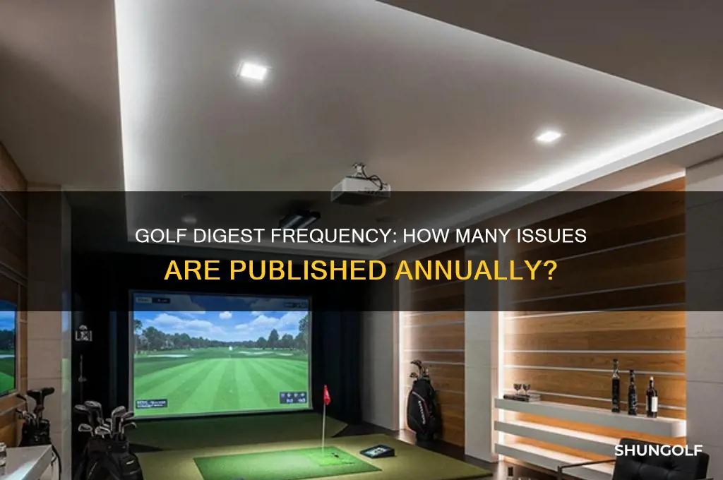 how many issues of golf digest per uear