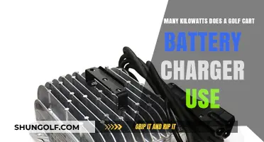 Golf Cart Battery Charger Power Usage: Kilowatts Explained