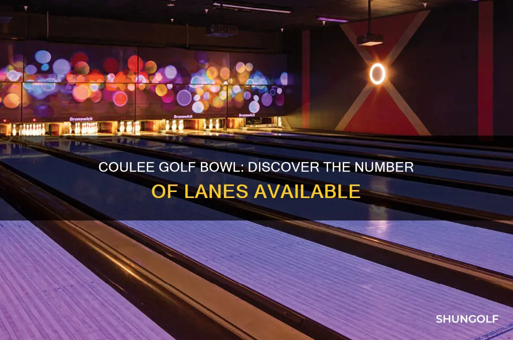 how many lanes does coulee golf bowl have