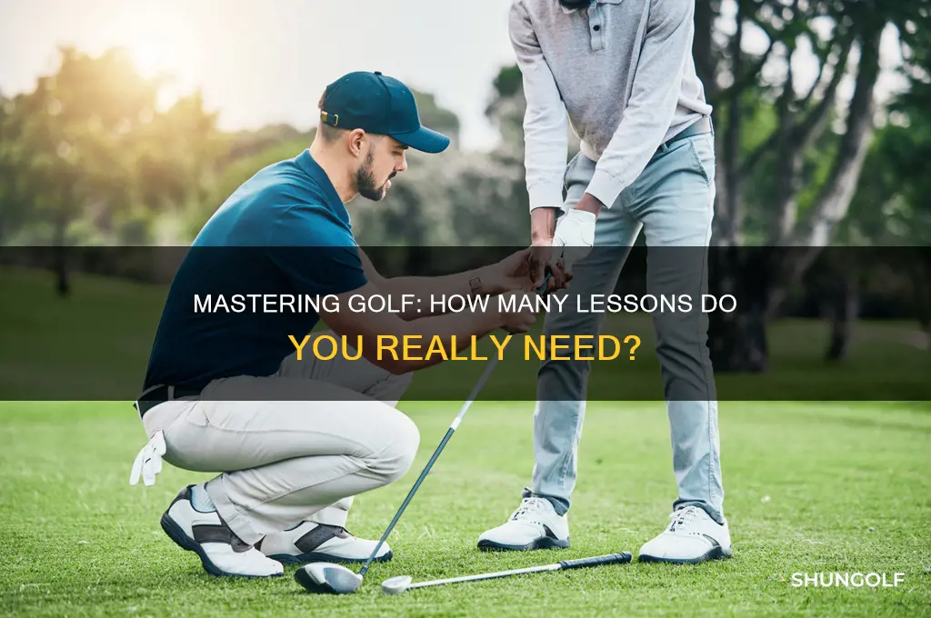 how many lesson do i need for golf