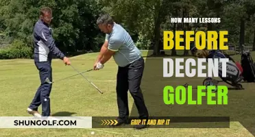 Lessons for Golfing Greatness: How Many Does it Take?