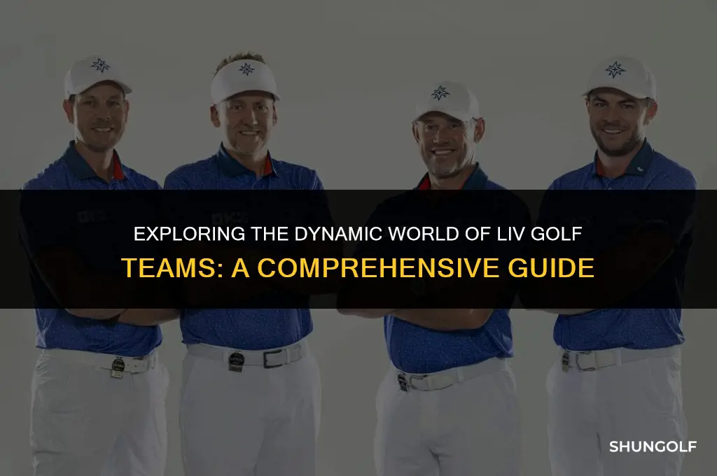 how many liv golf teams