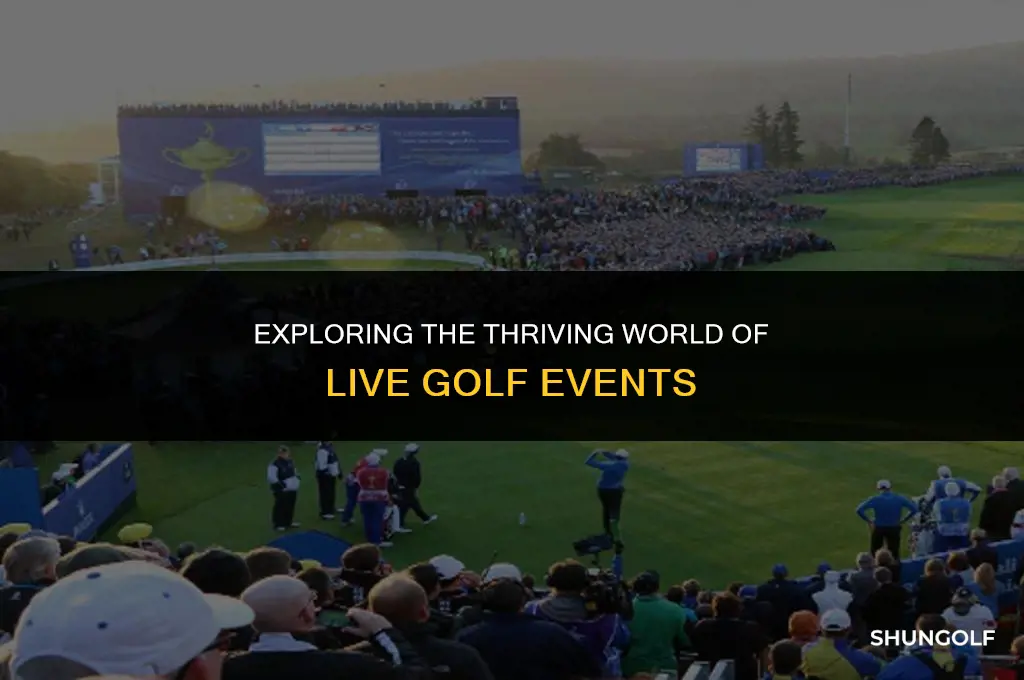 how many live golf events are there