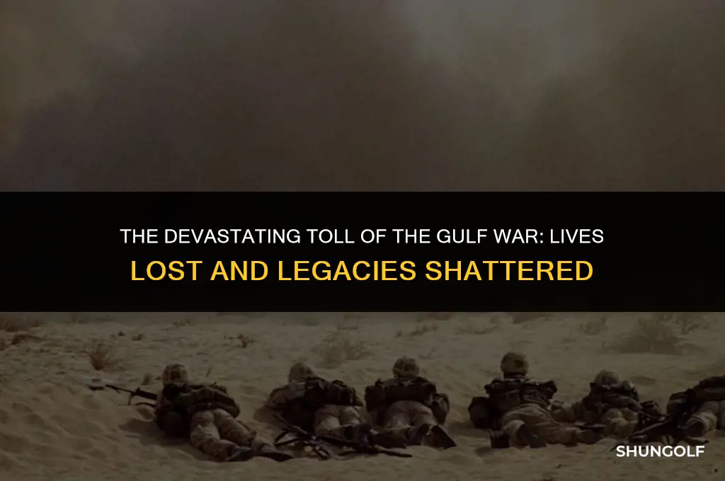 how many lives lost in golf war