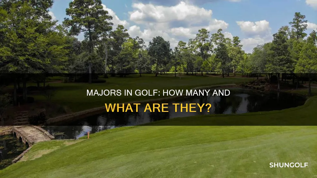 how many majors are there golf