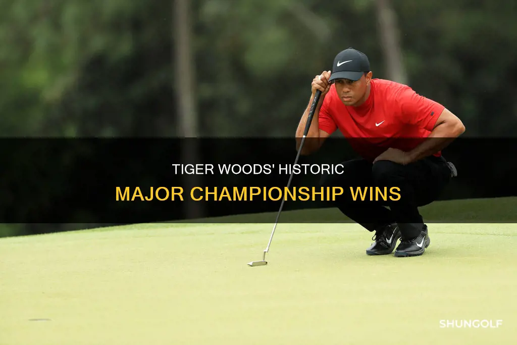 how many majors tiger woods