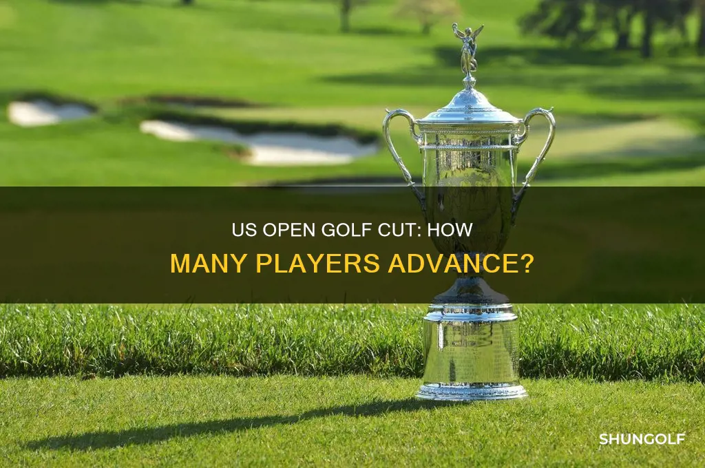 how many make cut at us open golf