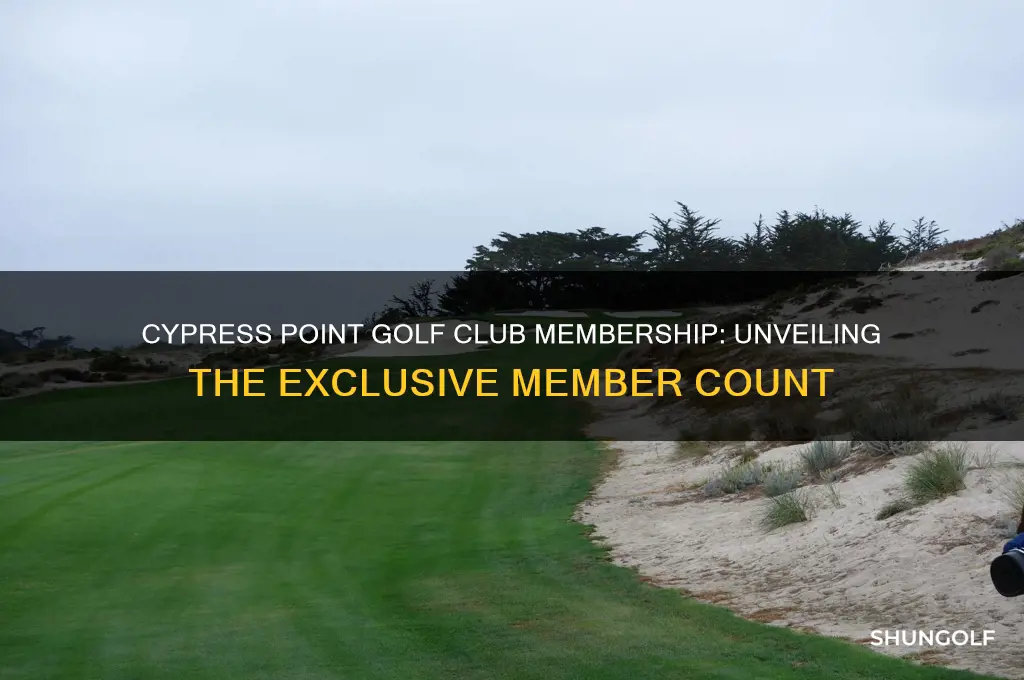 how many members at cypress point golf club