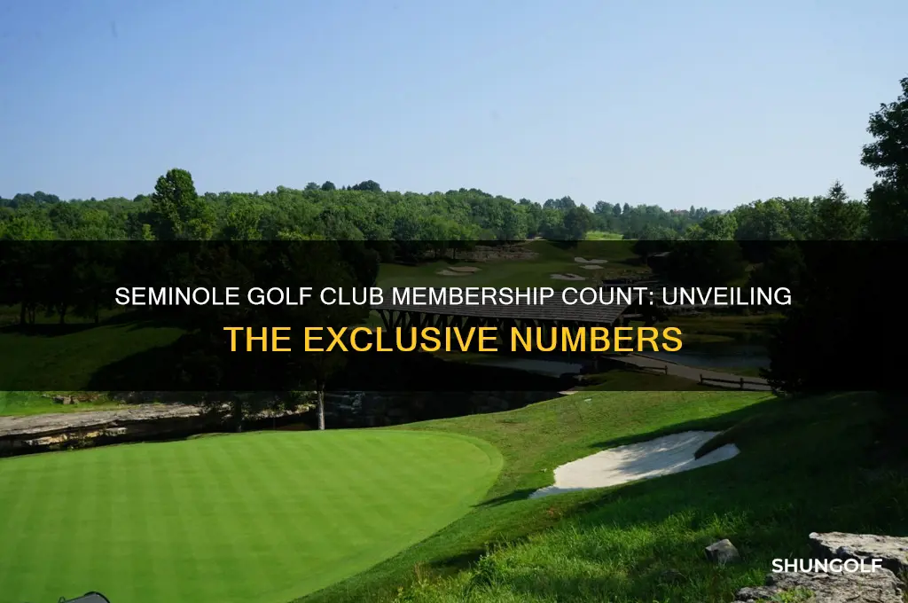 how many members at seminole golf club