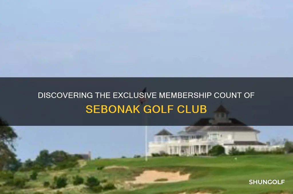 how many members belong to sebonak golf club