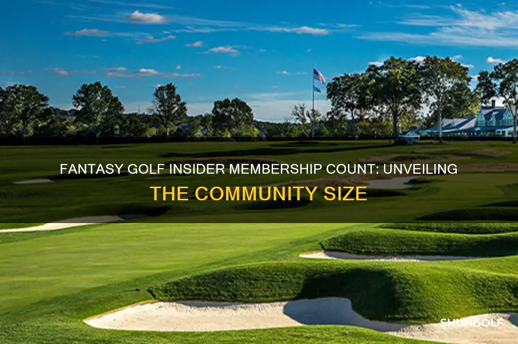 how many members does fantasy golf insider have