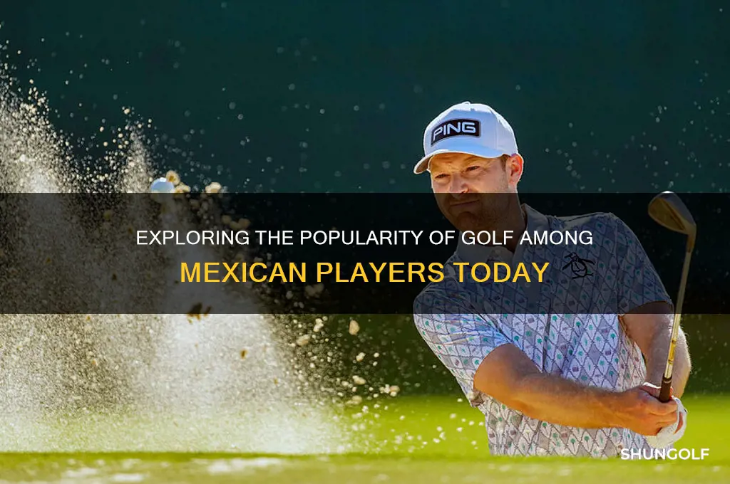 how many mexicans play golf