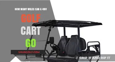 Maximizing Your 48V Golf Cart's Range: Miles Per Charge Explained