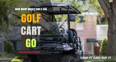 Maximize Your Gas Golf Cart's Range: Miles Per Tank Explained