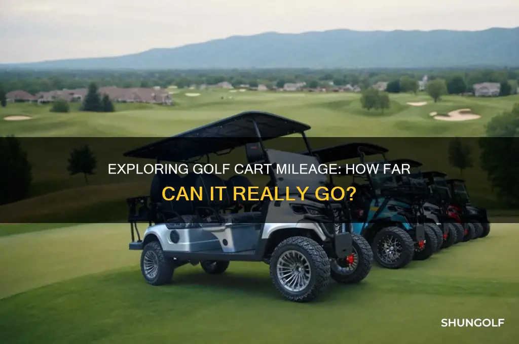 how many miles can a golf cart drive